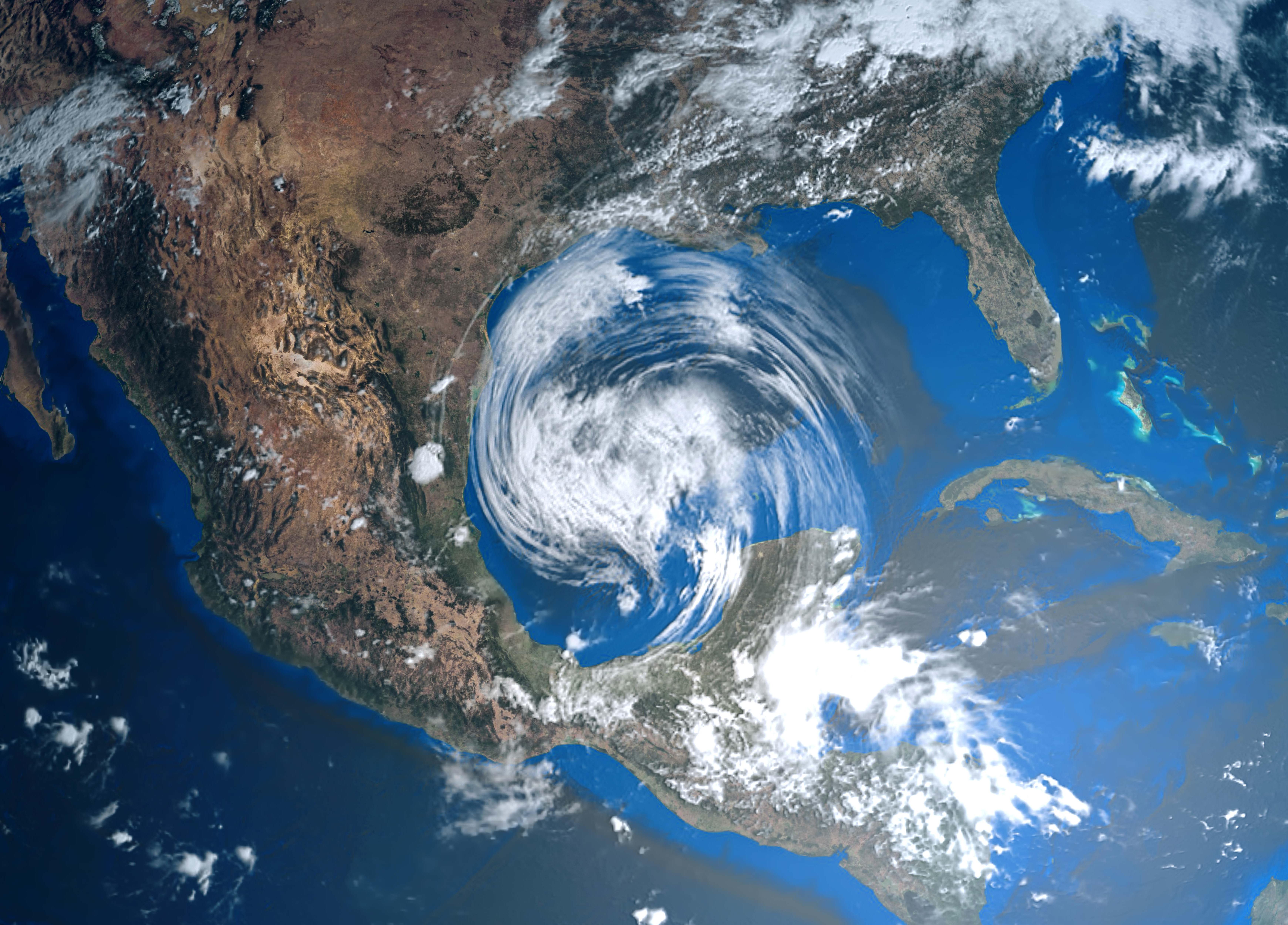 Hurricane approaching southern United States